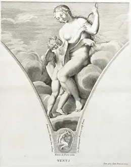 Pendentives: Venus, the goddess of love