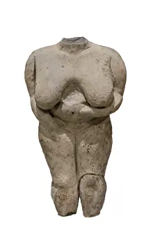 Fertile: Venus of Malta. Headless standing female statuette