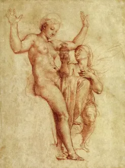 Psyche: Venus and Psyche, by Raphael