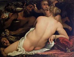 Carracci: Venus, Satyr and Two Cupids