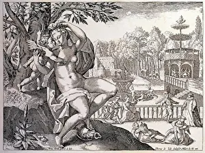 Parkland: Venus in tenderly embracement with Cupid