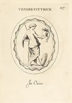 Onice: Venus the Victor armed with helmet and shield