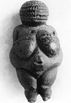 Oolitic: Venus of Willendorf: Stone age oolitic limestone