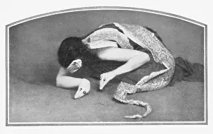 Specialises: Vera Mirova in her snake dance, 1928