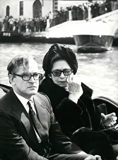 Stravinsky: Vera Stravinsky and Robert Craft, funeral of Igor Stravinsky