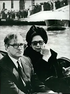 Stravinsky: Vera Stravinsky and Robert Craft, funeral of Igor Stravinsky
