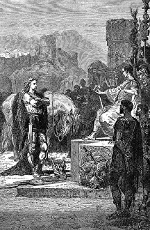 Alesia: Vercingetorix, circa 82 - 46 BC, Gallic chieftain
