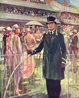 Foresters: Verderer at the gate of Royal Enclosure, Ascot