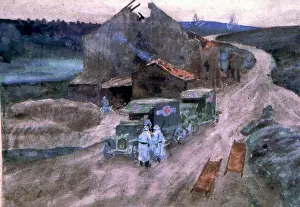 Neac: Verdun - An advanced dressing station on the heights, WW1