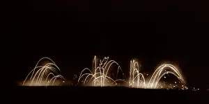 Thiepval: Verey light fired from trenches, Thiepval, 7th August 1916