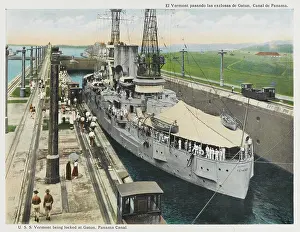 Gatun: VERMONT IN GATUN LOCKS