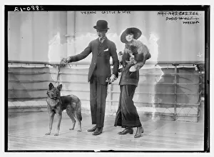 Foote: Vernon Castle and wife with pets
