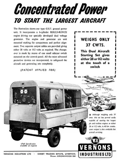 Vernons: Vernons Industries Ground Power Units GPU & Generators