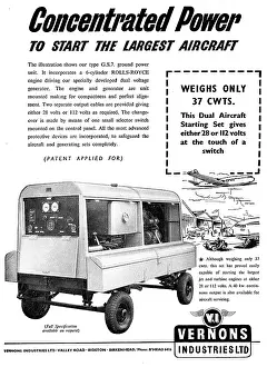 Vernons: Vernons Industries Ground Power Units GPU & Generators