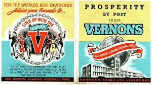 Prosperity: Vernons Pools, Liverpool, publicity leaflet
