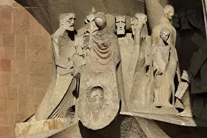 Golgotha: Veronica group, Passion facade, Sagrada Familia, Barcelona