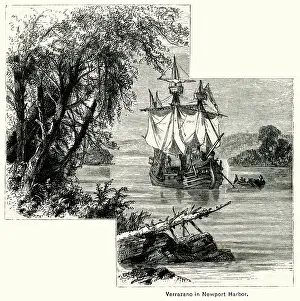 Dauphine: Verrazzano at Newport Harbour