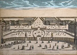 Wallonie: Versailles print, Freyr castle, Wallonia, Namur, Belgium
