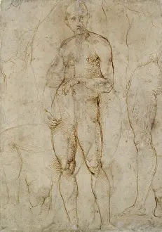 Stylus: Verso: Nude Study for a St Paul