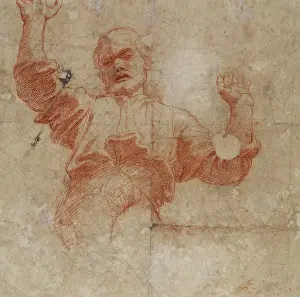 Stylus: Verso: Study for a Figure of the Almighty