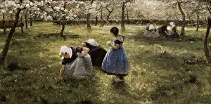 Printemps: VERSTRAETE, Theodore (1850-1907). Springtime