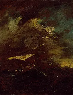 Guardi: Two Vessels in a Storm