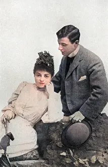 Vesta: Vesta Tilley and her husband, Walter de Frece