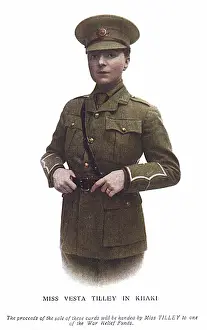 Impersonators: Vesta Tilley in khaki