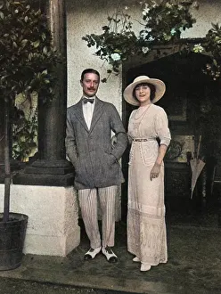 Impersonations: Vesta Tilley and Walter de Frece at home