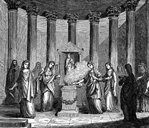 Worships: Vestal Virgins and the perpetual flame