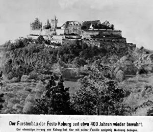 Coburg: Veste Coburg, around 1900