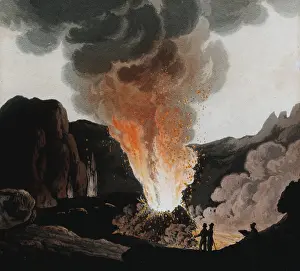 1815: Vesuvius during one of its early 19th century