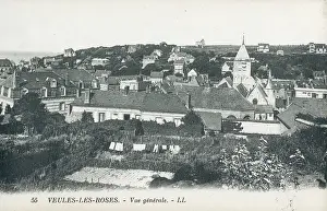 Veules: Veules-les-Roses - Panoramic View of the town