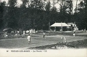 Veules: Veules-les-Roses - Playing tennis