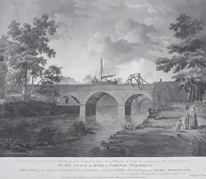 Worsley: Viaduct on the Bridgewater Canal carrying it across
