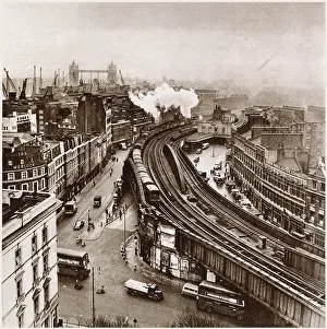 Mar23: Viaduct into London Bridge station