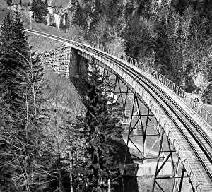 Rigi: Viaduct on Rigi Railway, Switzerland