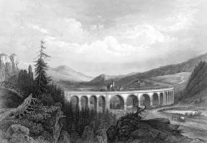 Semmering: Viaduct over the Semmering, Austria