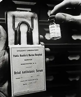 Serum: Vials of Tetanus Antitoxin