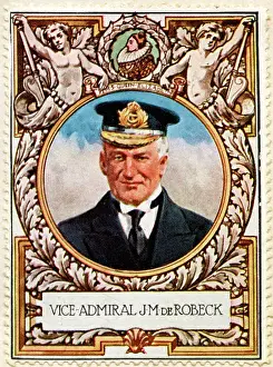 Robeck: (Vice) Admiral J. M. de Robeck / Stamp