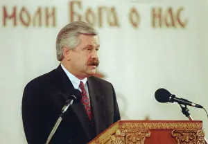Rutskoi: Vice President Alexander Rutskoi at Venerable
