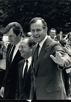 Cheysson: Vice-President George Bush in Paris
