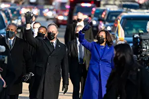 The Everett Collection: Vice President Kamala Harris and her husband