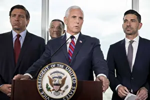 Sars: Vice President Mike Pence at a Coronavirus