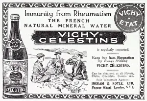 Preventative: Vichy Celestins mineral water advertisement
