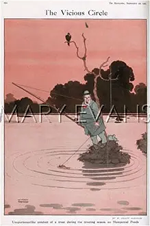 Unsportsmanlike: The Vicious Circle by William Heath Robinson