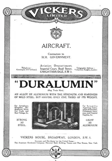 Duralumin: Vickers Aircraft - Vickers Duralumin