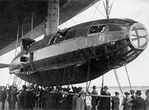 Walney: Vickers Airship R80 Forward Gondola at Barrow, Walney Is?