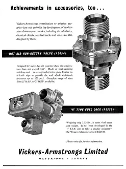 Armstrongs: Vickers Armstrongs Aircraft Fuel System Components