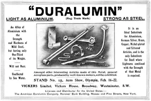 Duralumin: Vickers Duralumin 1913